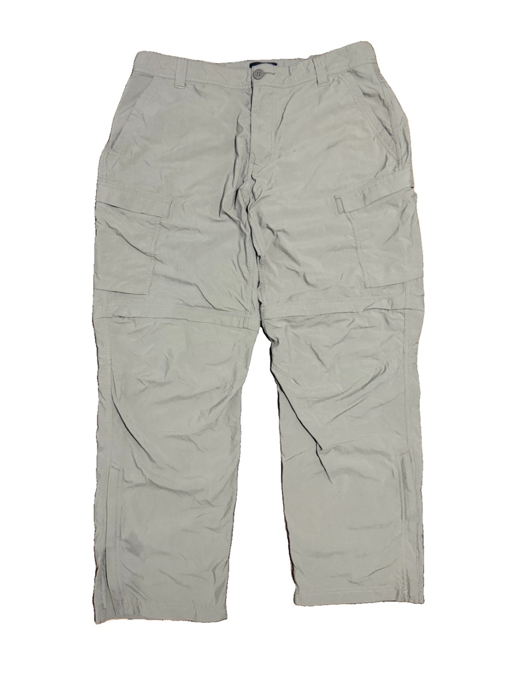 REI Co-Op Sahara Convertible Hiking Pants Mens 36 x 30 Relaxed Cargo Beige